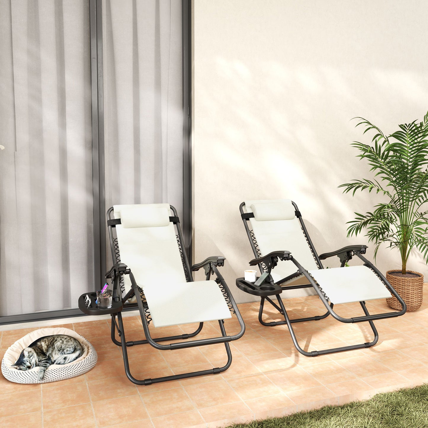 Zero Gravity Lounge Chair Set