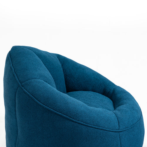 Bedding Bean Bag Sofa Chair High Pressure Foam Bean Bag Chair Material With Padded Foam Padding Compressed Bean Bag With Footrest