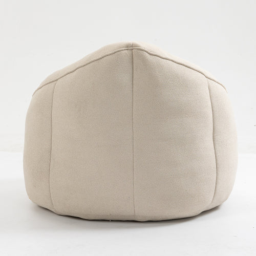 Bedding Bean Bag Sofa Chair High Pressure Foam Bean Bag Chair Material With Padded Foam Padding Compressed Bean Bag With Footrest