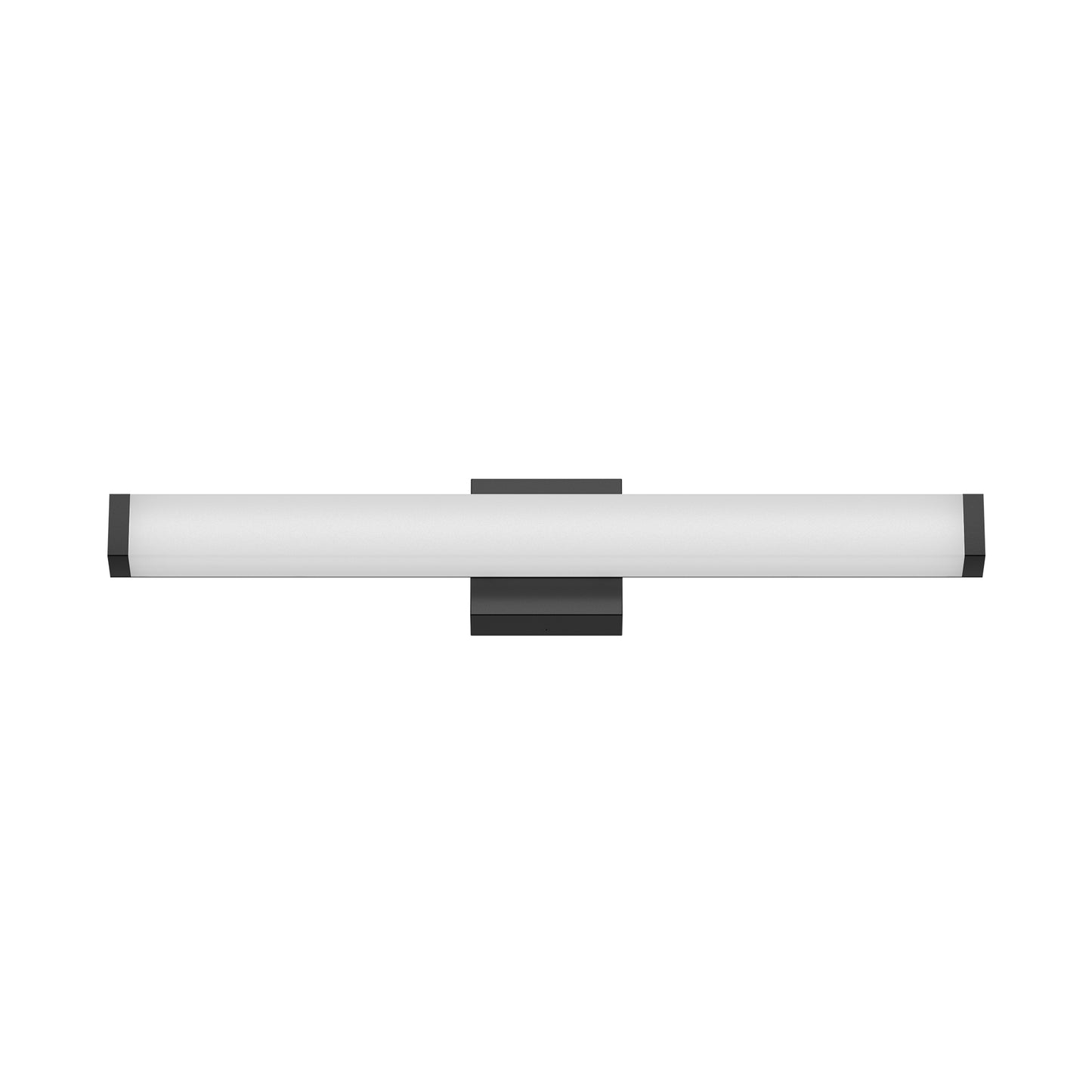 Bathroom Vanity Light Black - 25 Inch Modern Vanity Lights For Bathroom - 14W LED Bath Lights Over Mirror Cool White Light 6000K