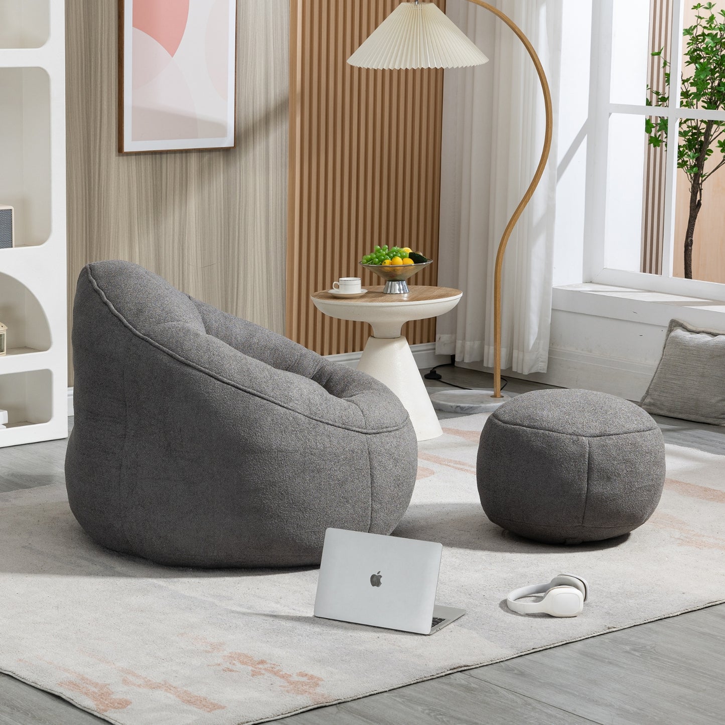 Bean Bag Sofa Chair High Pressure Foam With Padded Foam Padding
