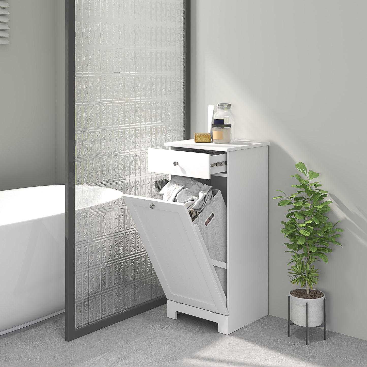Laundry Hamper Cabinet
