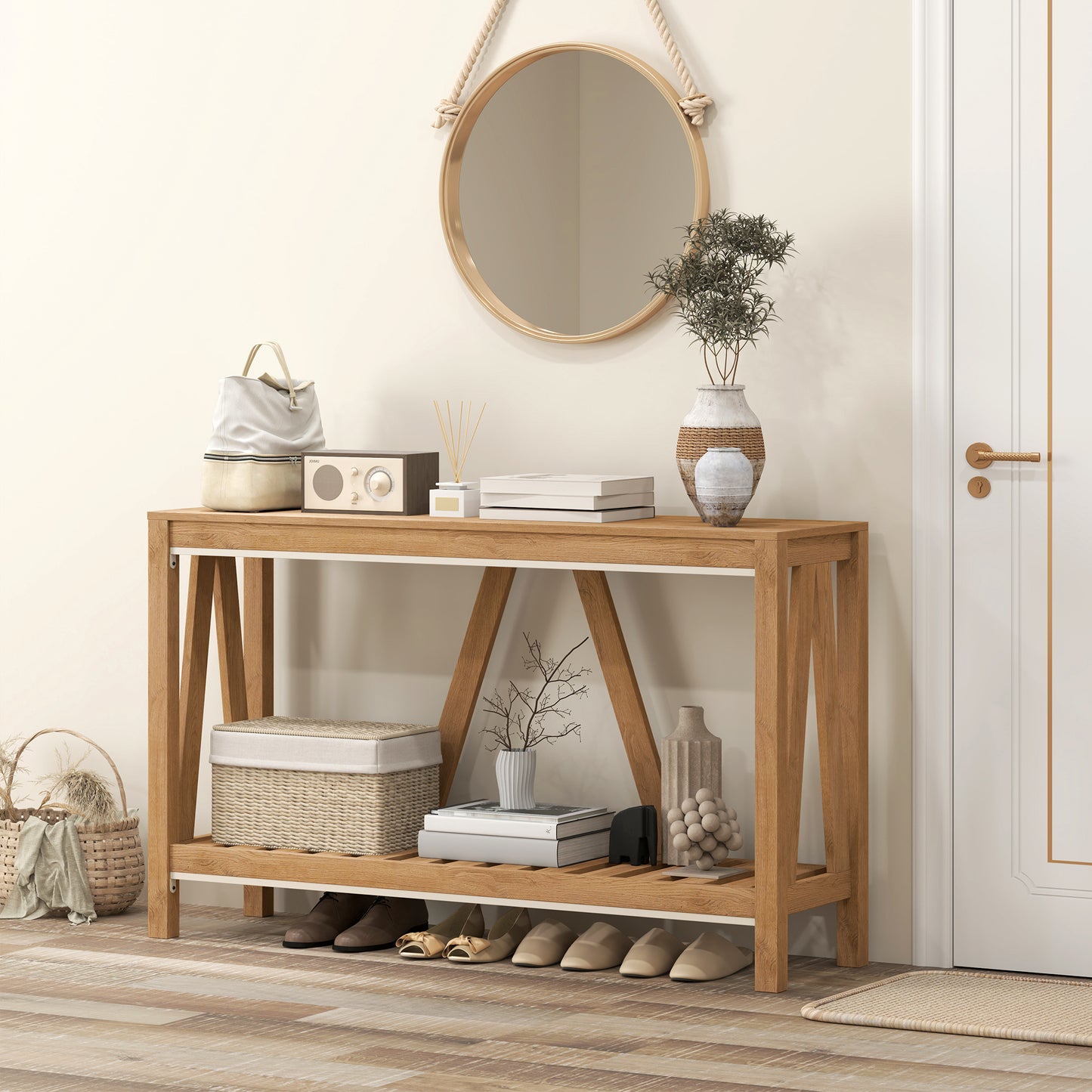 Console Table with Drawers