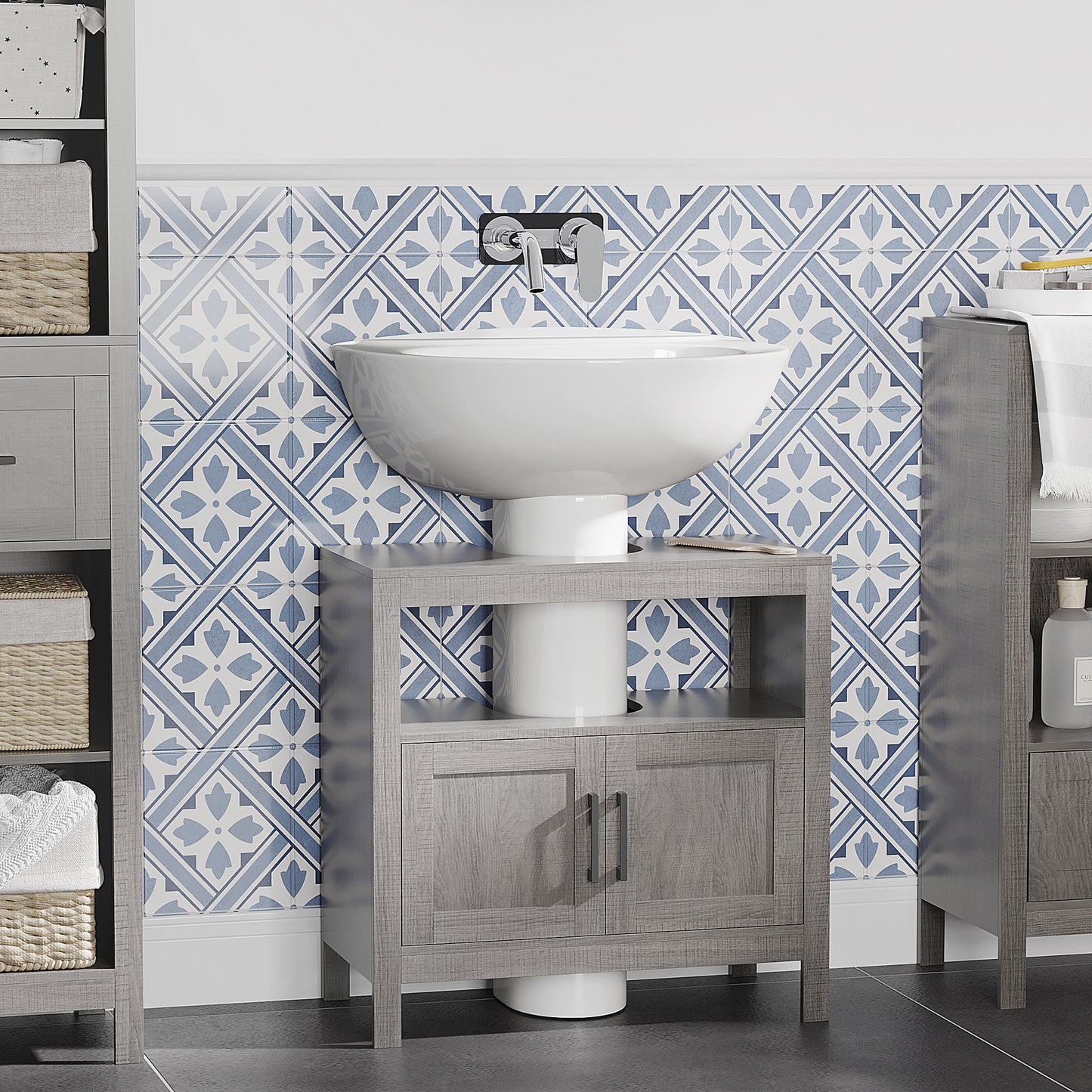 Pedestal Sink Storage Cabinet