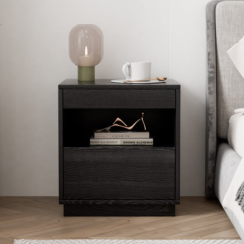 Chengrou Minimalist Bedside Table Multifunctional Concealed Compartment Bedside Table With Lock Storage Cabinet For Home And Bedroom Use