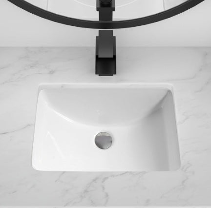 Bathroom Undermount Basin, White Rectangular Bathroom Undermount Basin, Ceramic Undermount Wash Basin.