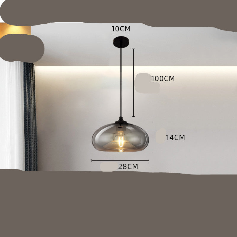 Nordic Creative Glass Chandelier Cafe