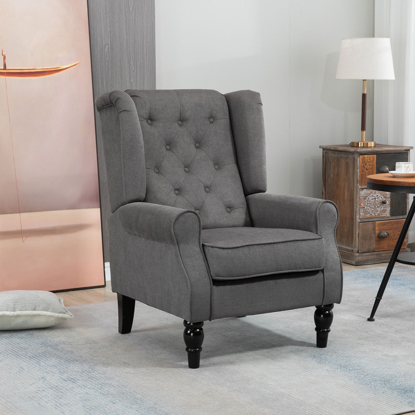 Wingback Accent Chair for Living Room