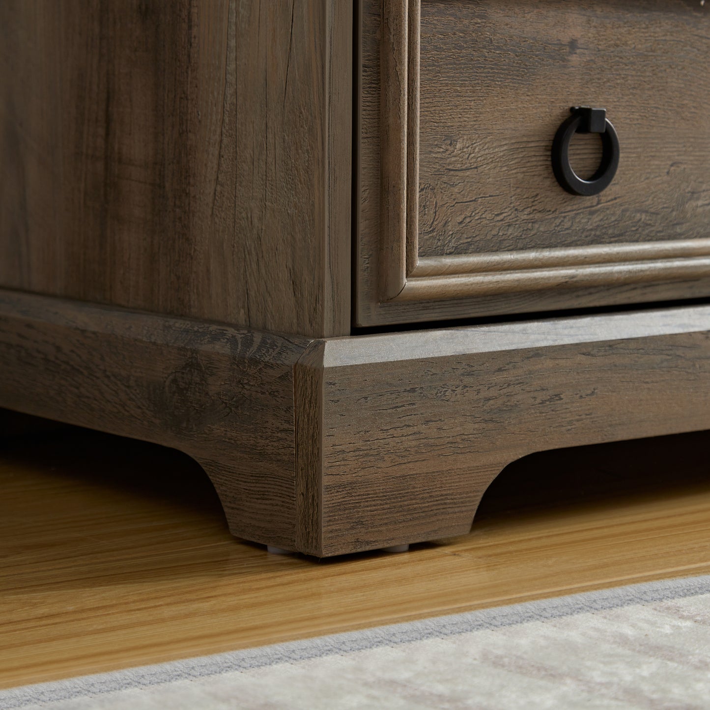 Modern 6 Drawer Dresser, Dressers For Bedroom, Tall Chest Of Drawers Closet Organizers & Storage Clothes - Easy Pull Handle, Textured Borders Living Room, Hallway,L 29.53xW15.75xH48.03