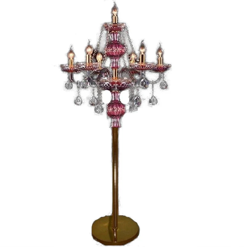DecorBites™ Elegant Crystal Floor Lamp for Living Room Decor