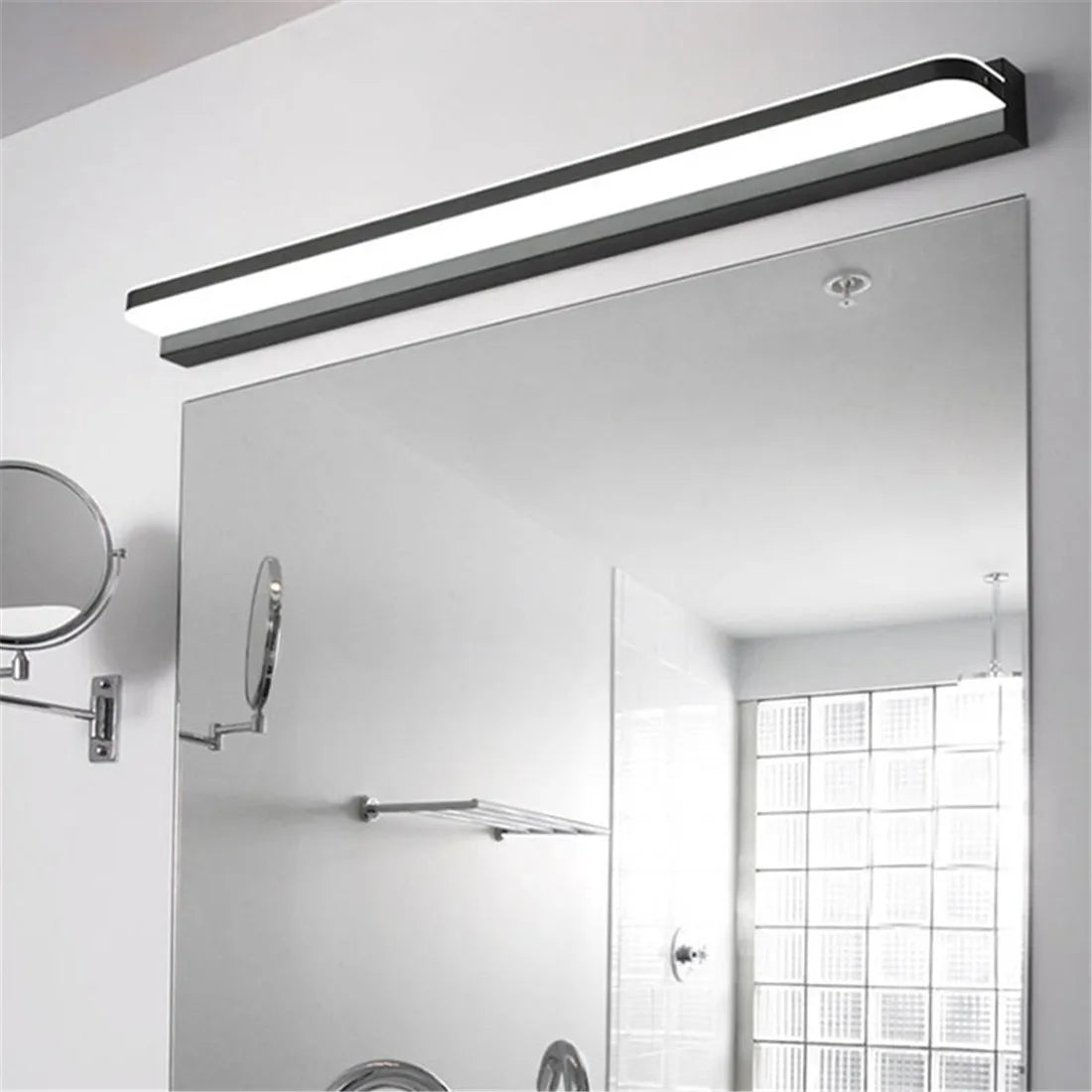 DecorBites™ LED Vanity Light with Mirror for Bathroom Makeup Wall Lighting