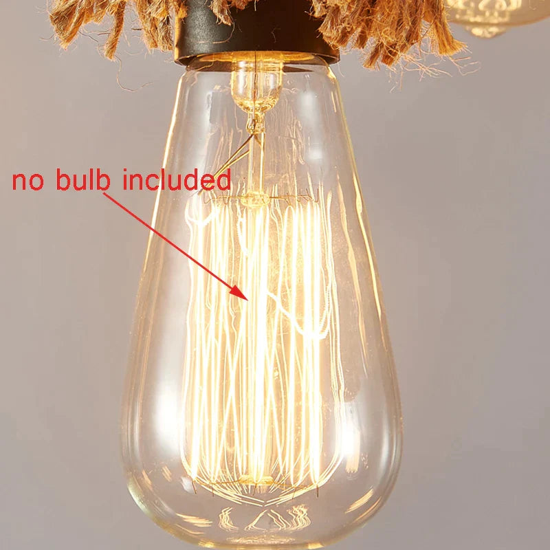 DecorBites™ Industrial Loft Chandelier for Living Dining Room Restaurant Bar Café Kitchen