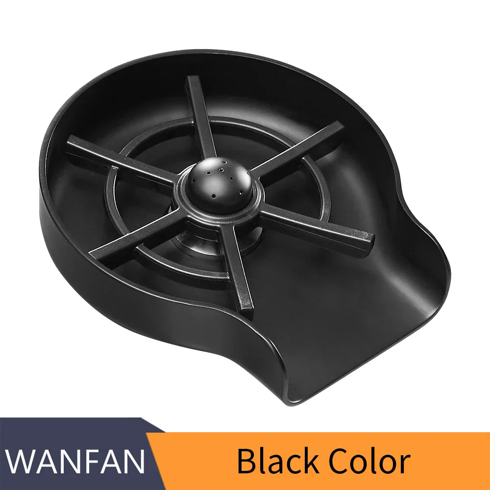 DecorBites™ Glass Rinser: Automatic Cup Washer for Home Bar Coffee Pitcher - Kitchen Tool