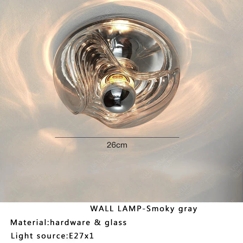 DecorBites™ Designer Glass Wall Lamp Luxury Minimalist Wall Lights