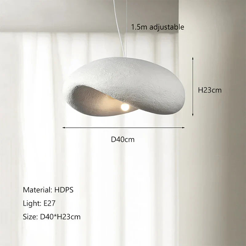 DecorBites™ Cream Style LED Chandelier - Nordic Minimalist Wabi Sabi Pendant Light