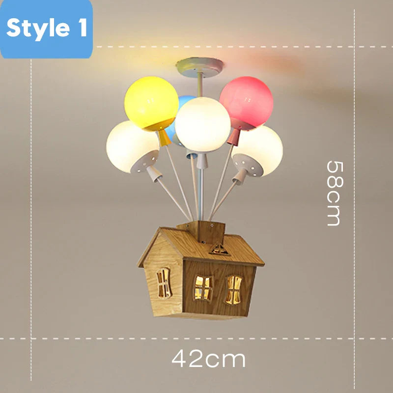 DecorBites™ LED Balloon Ceiling Light for Living Dining Room Decor