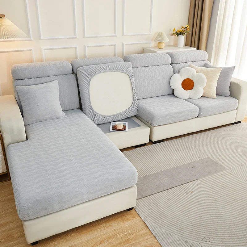 DecorBites™ Jacquard Sofa Seat Cover Furniture Protector Stretch Washable Slipcovers