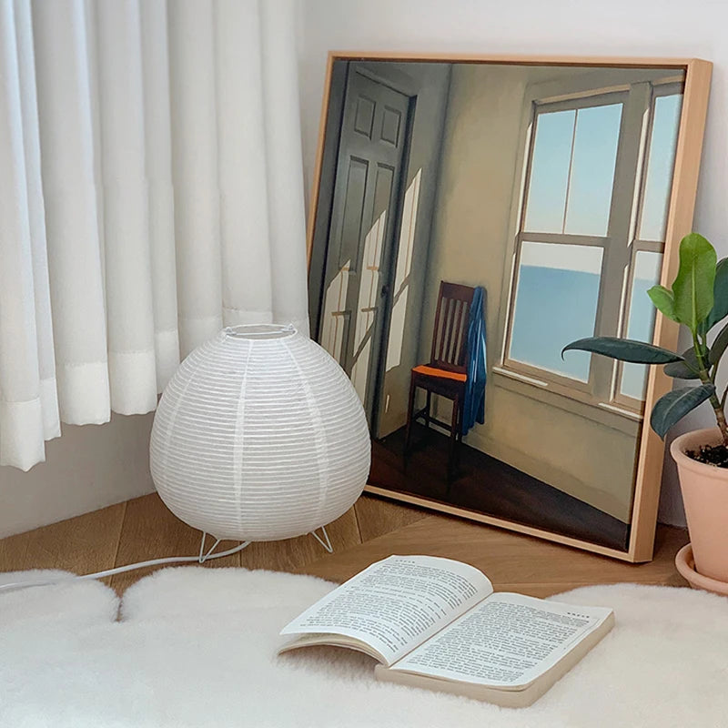 Nordische LED-Tischlampe, Innenbeleuchtung im Wabi-Sabi-Stil, Tischleuchte, Nachttischlampe, Schlafzimmer, Wohnzimmer, Arbeitszimmer, Heimdekoration, Schreibtischlampen