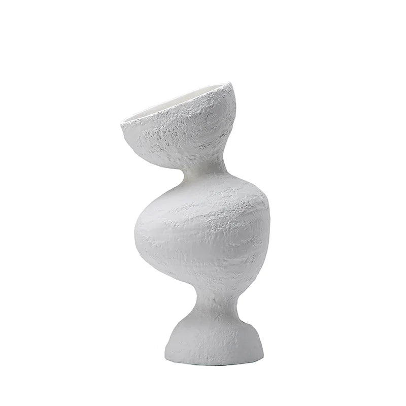 DecorBites™ Geometric Abstract Ceramic Vase Skew Furnishing Articles Room Decoration Accessories