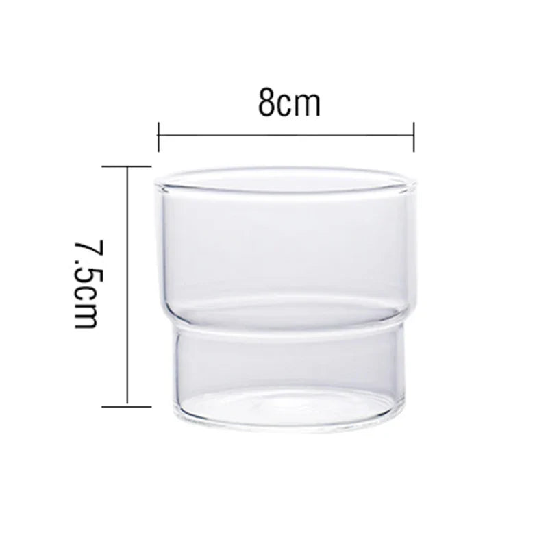 DecorBites™ Creative Glass Coffee Smoothie Cup | Heat-Resistant Drinkware for drinks