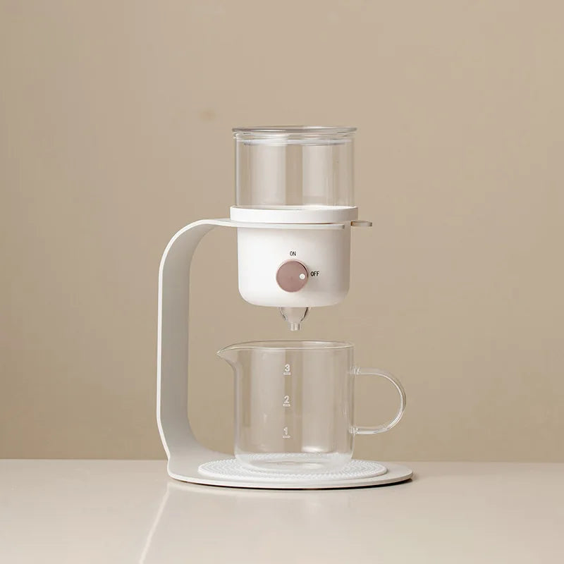 DecorBites™ Glass Kung Fu Tea Pot for Tea and Coffee Brewing