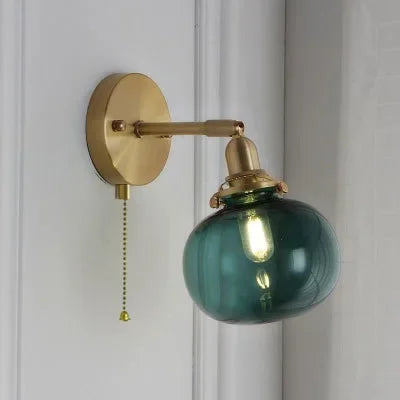 DecorBites™ Glass Ball Wall Sconce Modern Wandlamp Stair Light for Bedroom Bathroom Mirror