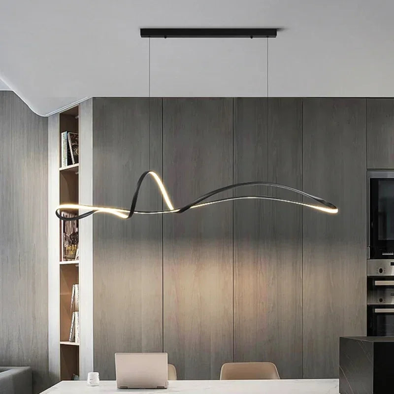 DecorBites™ Gold Dine Pendant Light for Living Room Decor & Dining Table | Noedic LED Chandelier Fixtures