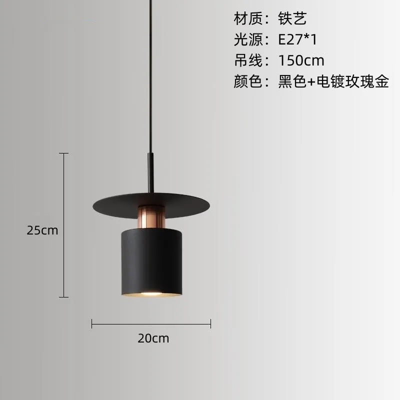 Nordic Vintage White Single Pendant Light