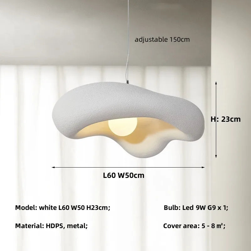 DecorBites™ Creamy Style Wabi Sabi G9 LED Pendant Lights - Home Decor Hang Lamp