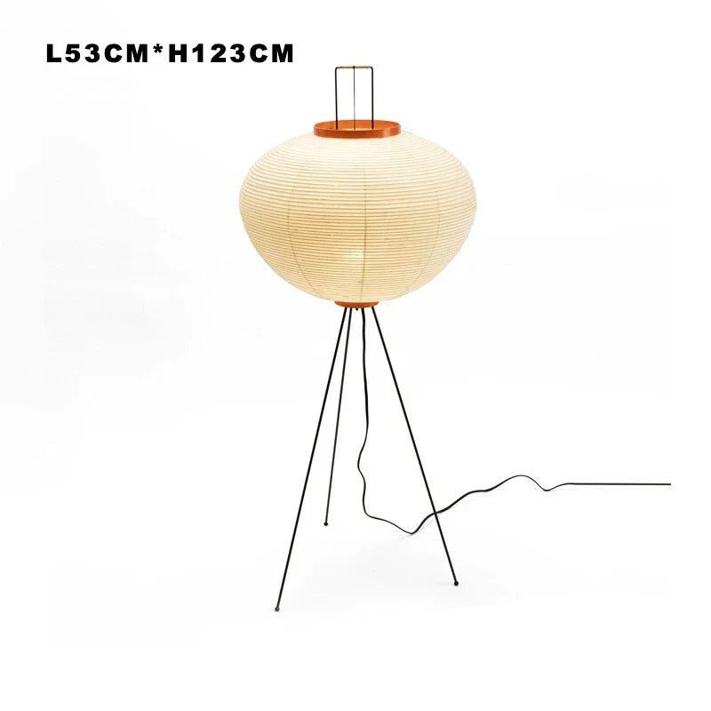 DecorBites™ Japanese Style Paper Floor Lamp for Home Décor and Lighting