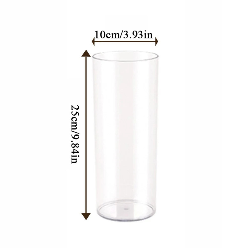 Acrylic Cylinder Vase Large Tall