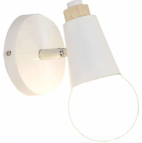 DecorBites™ Iron Wood LED Wall Lamp for Indoor Home Decoration