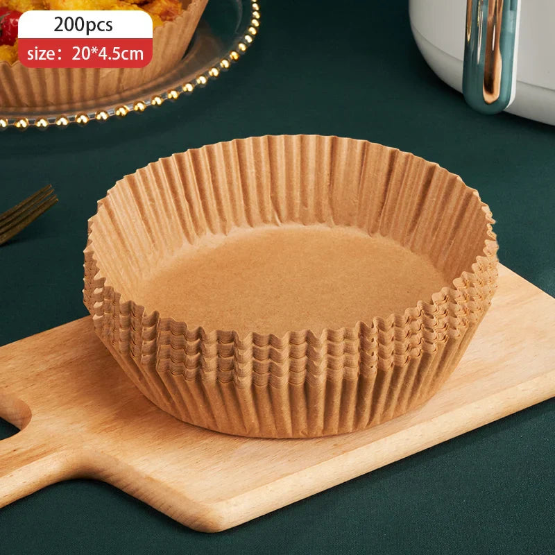 DecorBites™ Air Fryer Non-Stick Barbecue Paper, Oil-proof Oven & Microwave Cooking Plate