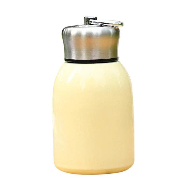 DecorBites™ 300ml Mini Coffee Vacuum Flask Stainless Steel Travel Water Bottle