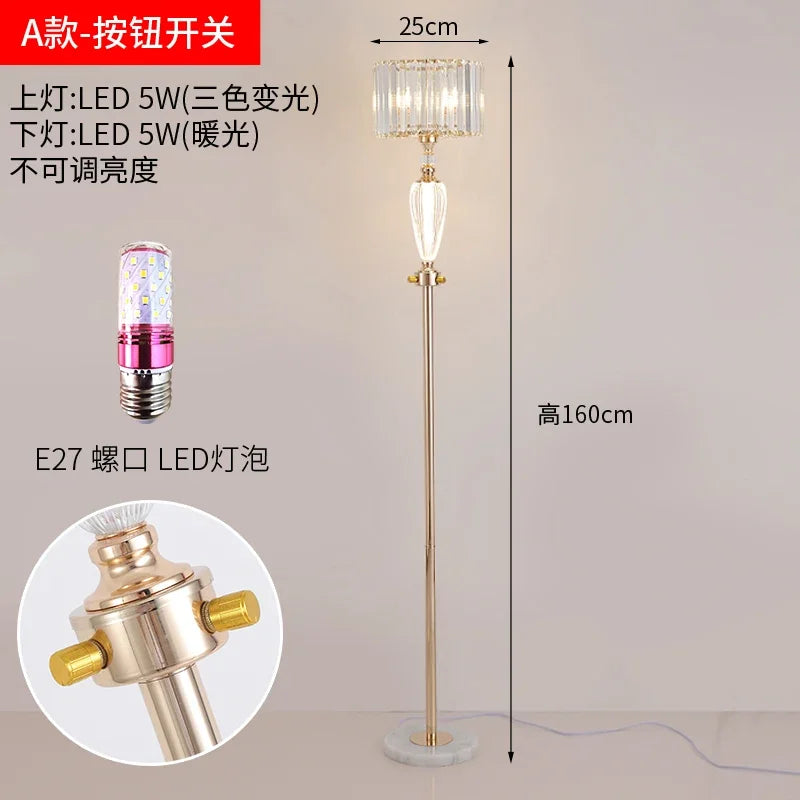 DecorBites™ Crystal Desk Lamp: Modern High-End Decorative Bedside Light