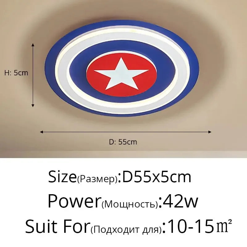 DecorBites™ Kids LED Cartoon Ceiling Light | Boys Girls Bedroom Decor Lamps
