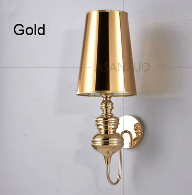 DecorBites™ Guards Wall Lamps: Gold Silver Black White Decor Lighting Fixture for Hotel Home.