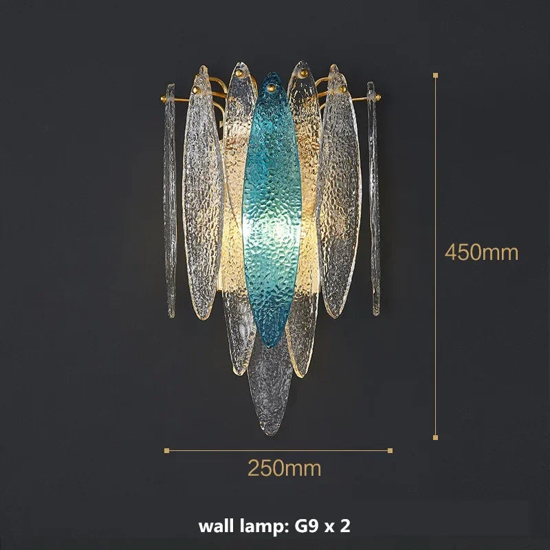 DecorBites™ Gold Metal Chain LED Pendant Lights for Modern Luxury Living Room