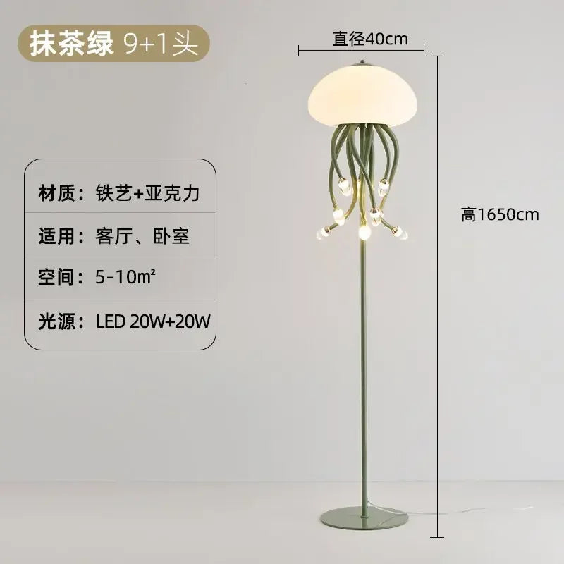 DecorBites™ Kawaii LED Jellyfish Lamp Art for Bedroom Decor & Lighting