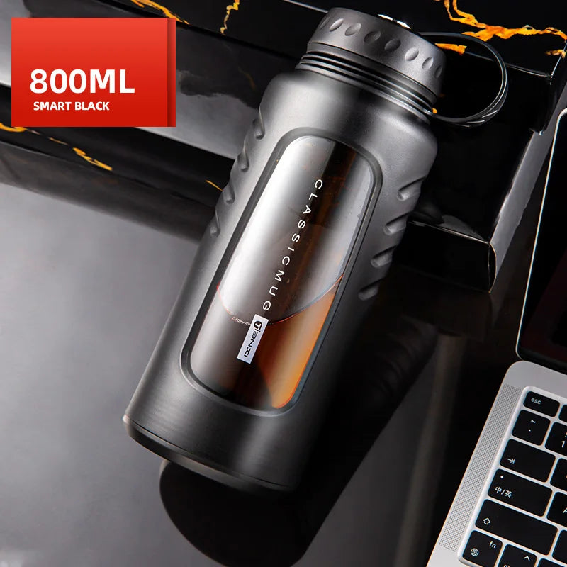 DecorBites™ Double-layer Insulated Glass Water Cup | Large-capacity Heat-resistant Tea Cup