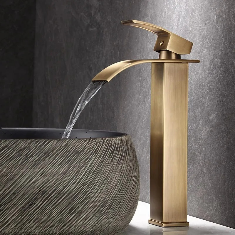 Bathroom Faucet Antique Bronze Basin