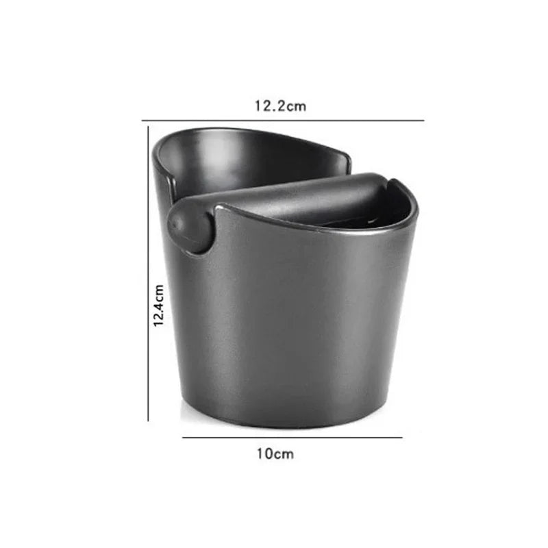 DecorBites™ Espresso Knock Box with Removable Bar and Non Slip Base