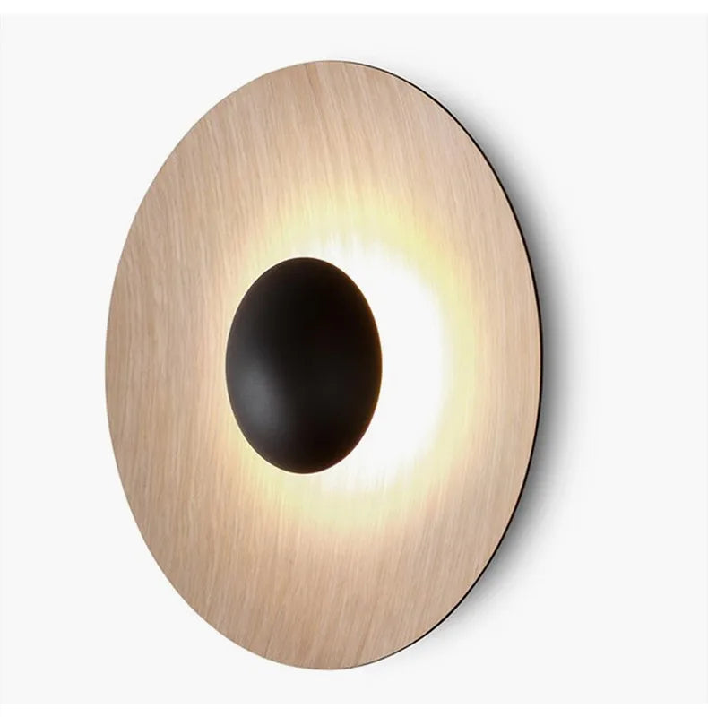 DecorBites™ Ginger Round Wall Lamp: Nordic Design Loft Lamp for Bedroom, Office, Aisle