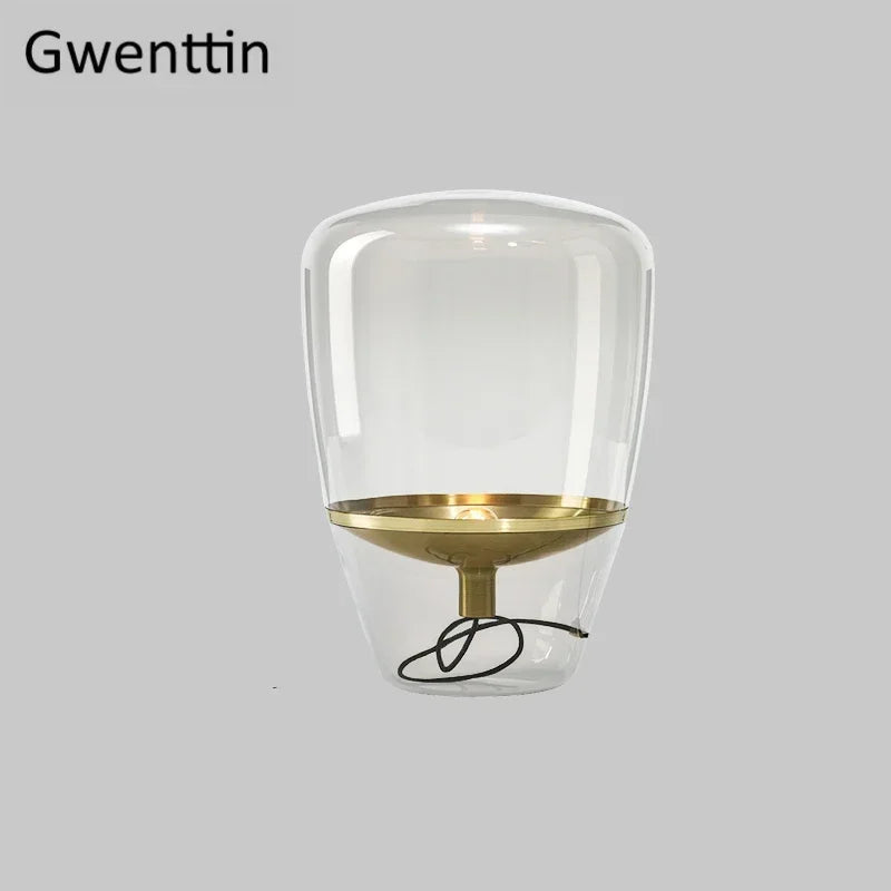 DecorBites™ Glass Balloons LED Table Lamp for Home Decor and Bedroom Lighting