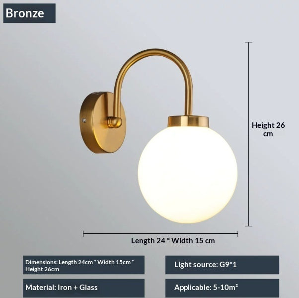 Nordic Wabi-Sabi Style Bedroom Magic Bean Lamp