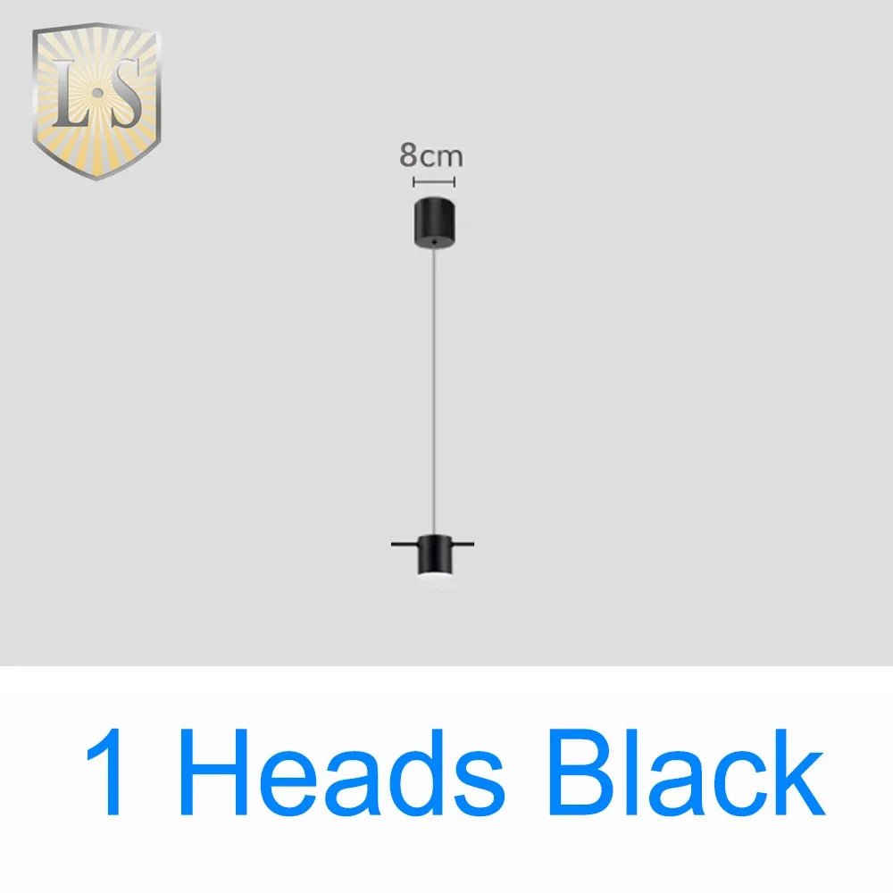 Art Deco Black and Gold LED Pendant Light - Decorbites
