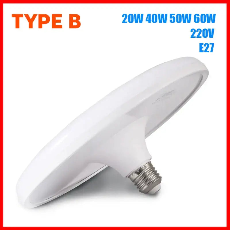 White round led light bulb with frosted plastic body and e27 base for decorbites indoor ceiling lamp use