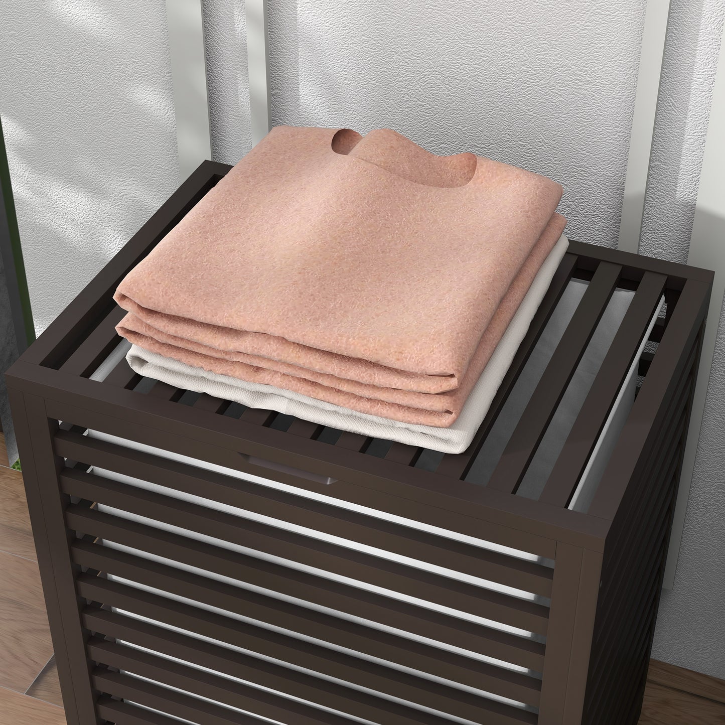 55 L Laundry Basket with Lid