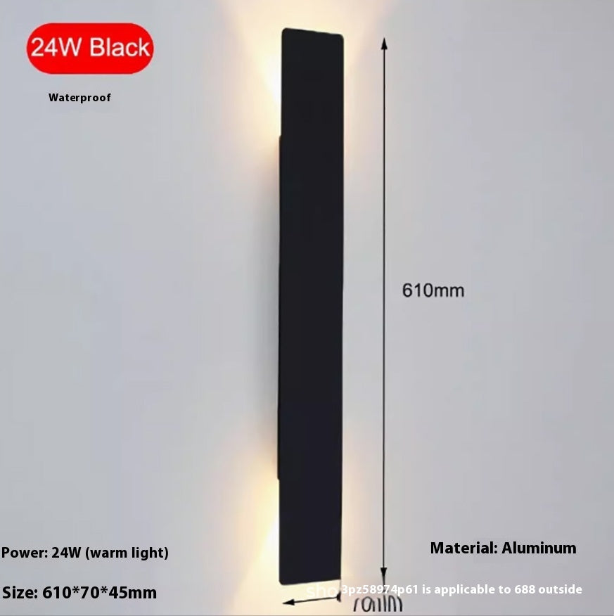 Long Wall Lamp Modern Minimalist Corridor Stair Decoration Wall Lamp