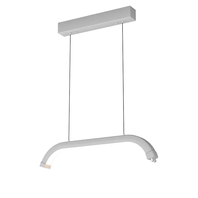 Half Moon Dimmable LED Pendant Light for Beauty Studio - Decorbites